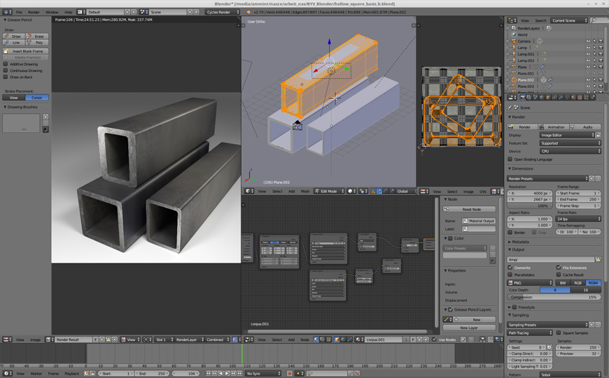 screenshot blender software