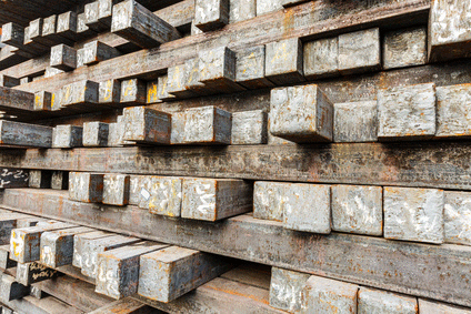 storage of steel billet